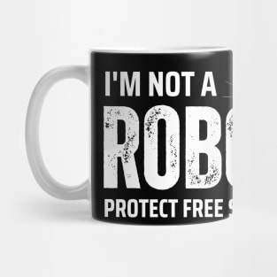 I'm not a robot protect Mug